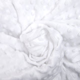 Polaire minky relief blanc