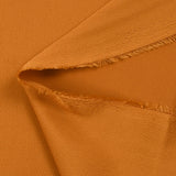 Crêpe satin polyester Bubble orange brûlé