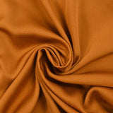 Crêpe satin polyester Bubble orange brûlé