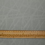 Velours côtelé coton élasthanne fantaisie gris perle