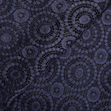 Dentelle polyester festonnée Lyra marine