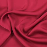 Crêpe satin polyester Bubble cerise