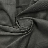 Velours côtelé coton 1 mm gris moyen