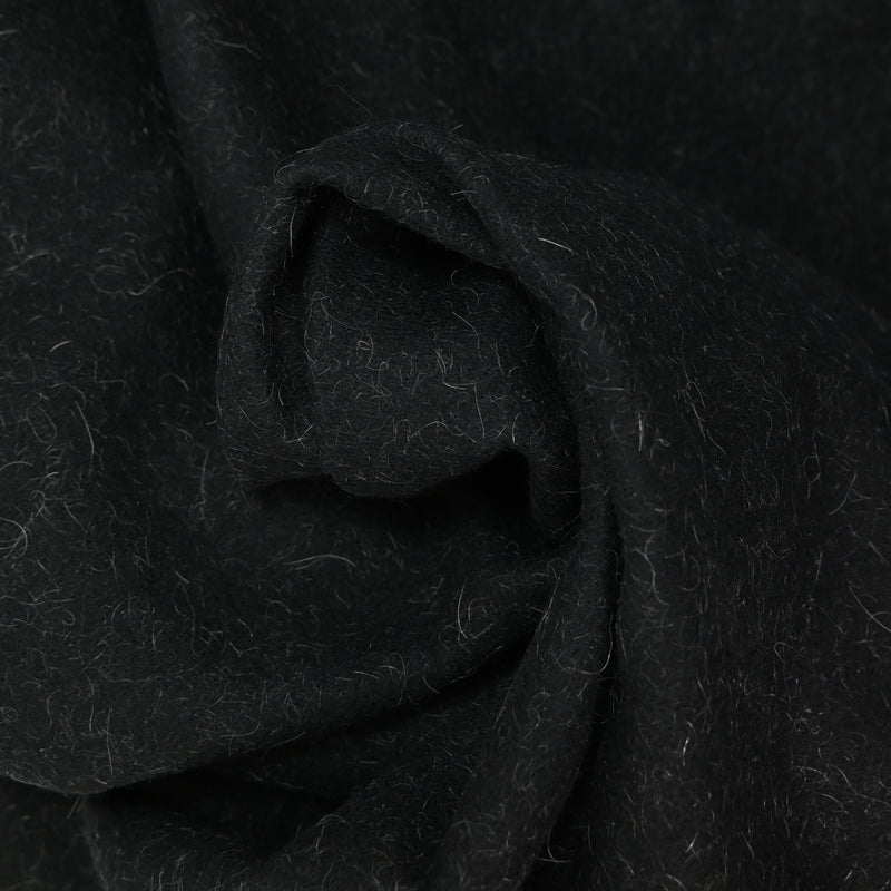 Velours de laine mélangée jarré noir