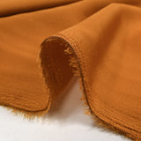 Crêpe satin polyester Bubble orange brûlé