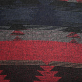 Navy and red mountain wool blend