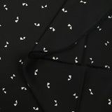 Twill de viscose imprimé butterfly fond noir