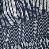 Dentelle polyester Manar marine