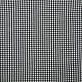 Coton Vichy 3mm noir et blanc