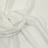 Jersey de polyester dévoré blanc
