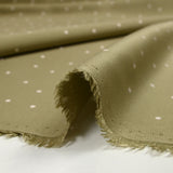 Twill de viscose imprimé confettis fond tilleul