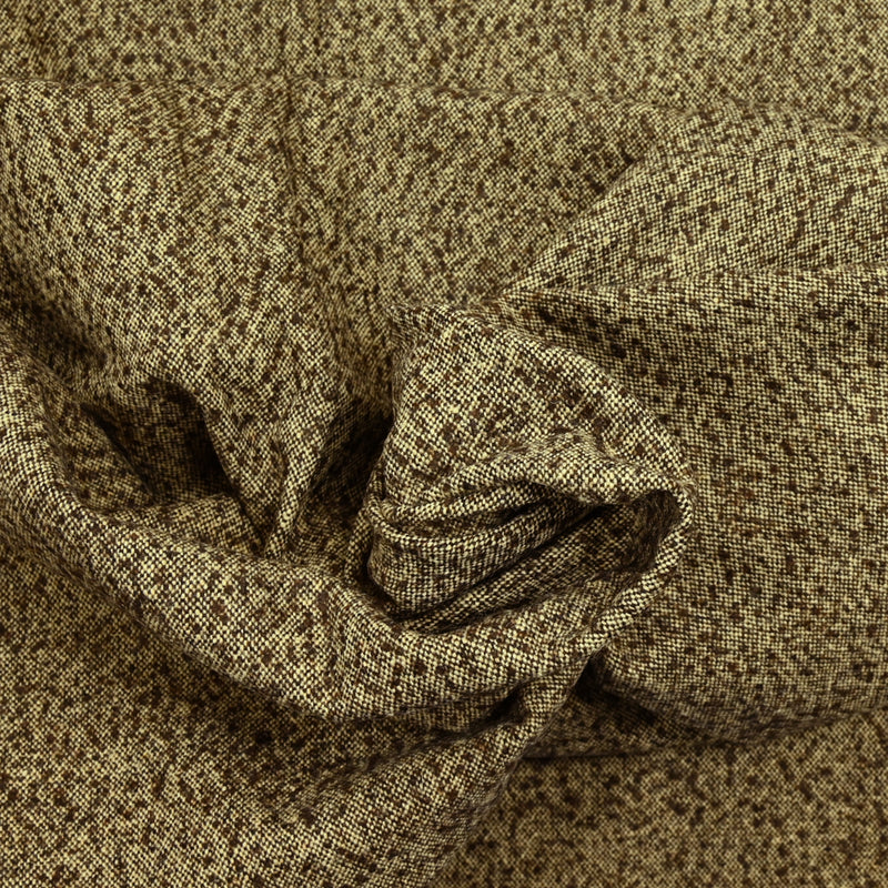 Douponnated brown mixed wool