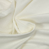 Velours côtelé polycoton 4 mm blanc cassé