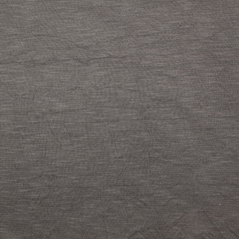 Jersey polyester froissé taupe