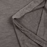 Jersey polyester froissé taupe