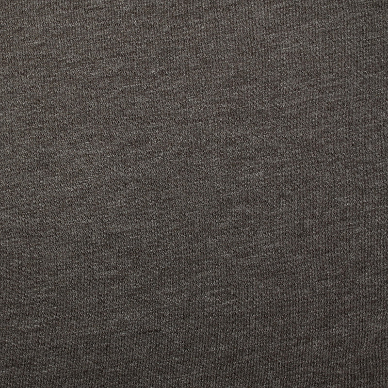 Jersey de polyviscose marron gris chiné