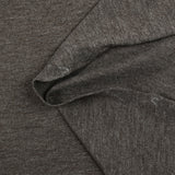 Jersey de polyviscose marron gris chiné