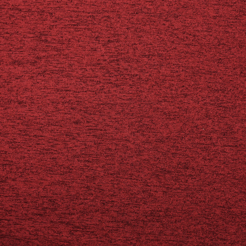 Jersey de polyester chiné rouge