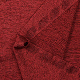 Jersey de polyester chiné rouge