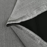 Jersey fin irisé gris argent