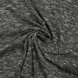 Maille chinée polyviscose Carolina blanc et gris