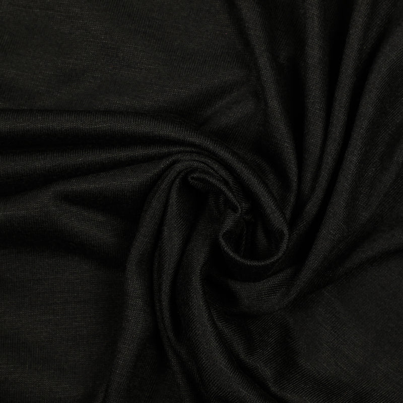 Jersey de polyviscose noir