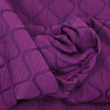 Polyester jacquard Wood wave purple wave