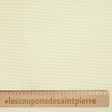 Cotton 100% Cream honeycomb