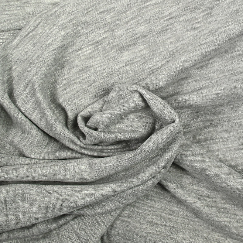 Jersey de viscose fantaisie gris