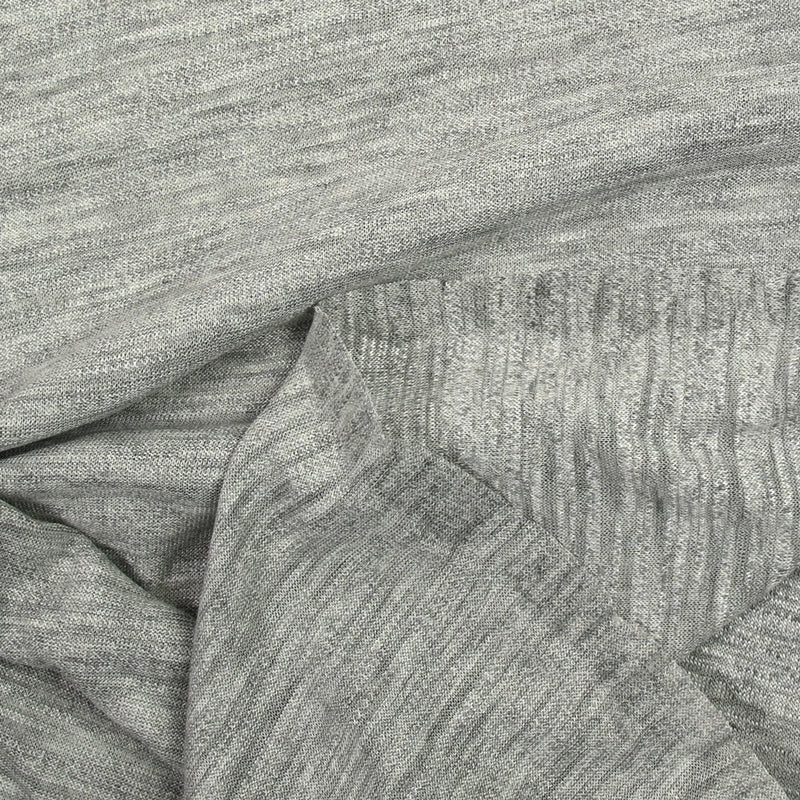 Jersey de viscose fantaisie gris