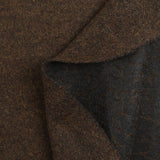 Laine mélangée noir chiné marron