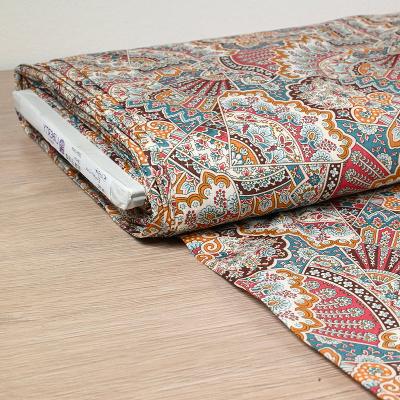 Coton liberty ® 150th Emporium camel au mètre