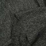 Maille de polyester chinée gris foncé