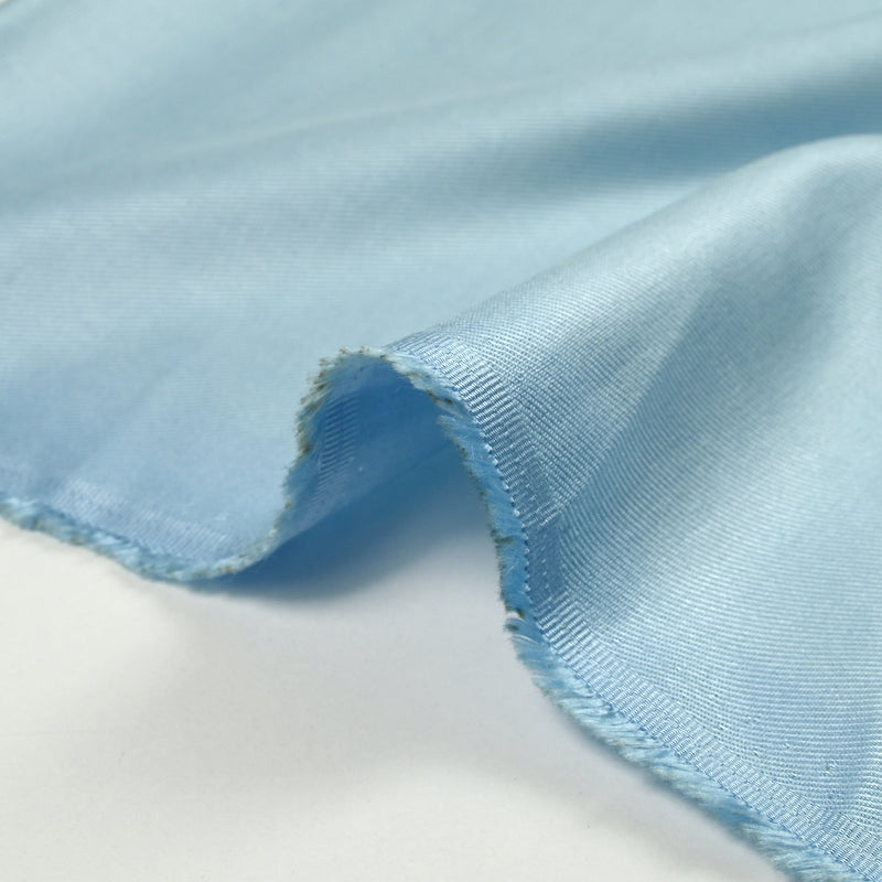 Twill de viscose bleu ciel