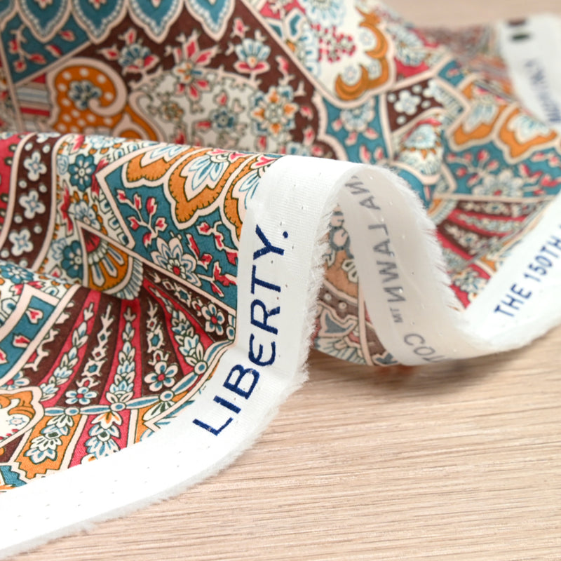 Coton liberty ® 150th Emporium camel au mètre