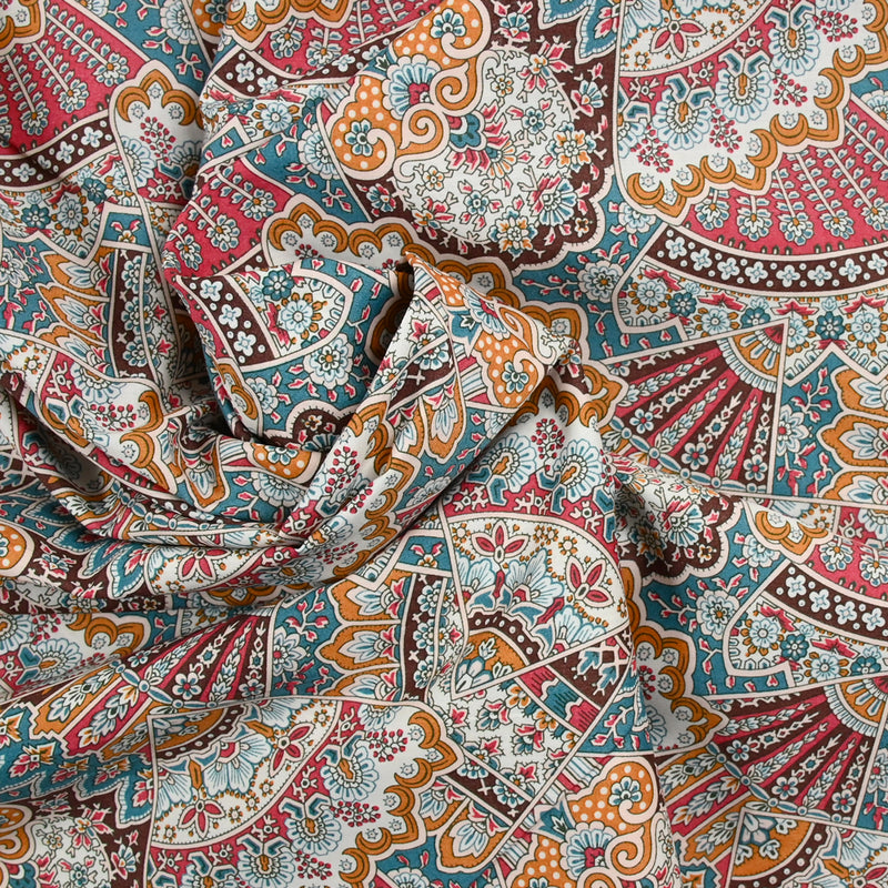 Coton liberty ® 150th Emporium camel au mètre