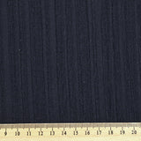 Crépon de polyester effet seersucker bleu marine