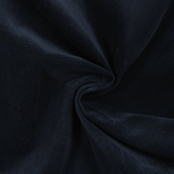 Jean's velours ras de coton bleu nuit
