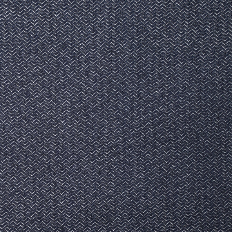 Jean's coton chevrons en jacquard bleu foncé