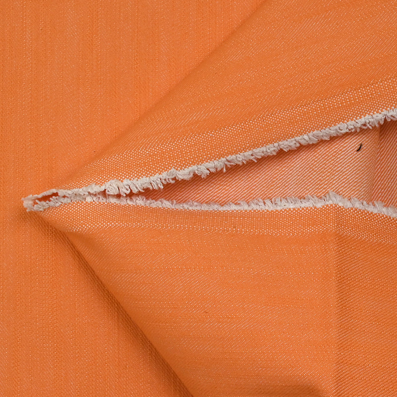 Jean's coton flammé lourd orange