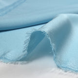 Crêpe satiné de polyester Florencia bleu ciel