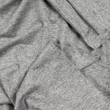 Jersey de coton chiné gris