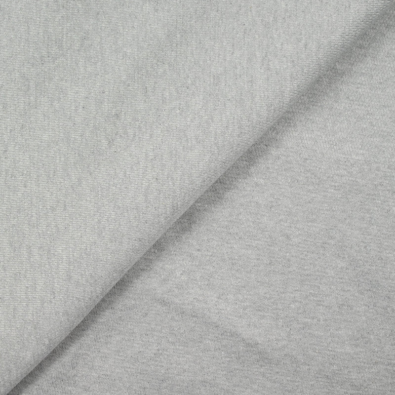 Jersey de polycoton envers piqué gris