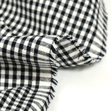Coton Vichy 3mm noir et blanc