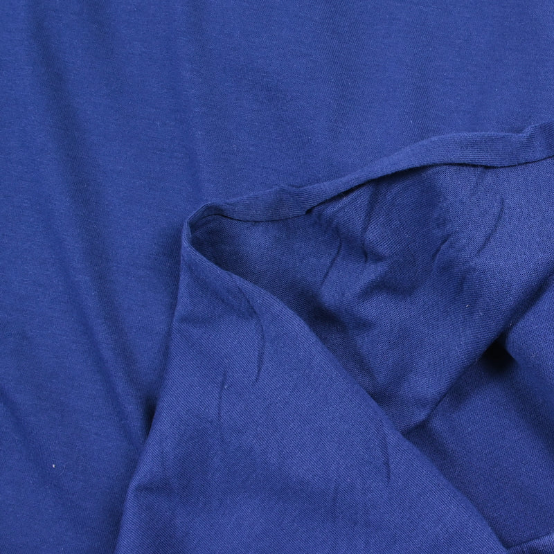 Jersey de coton bleu