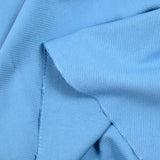 Sergé de viscose bleu