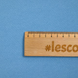 Sergé de viscose bleu