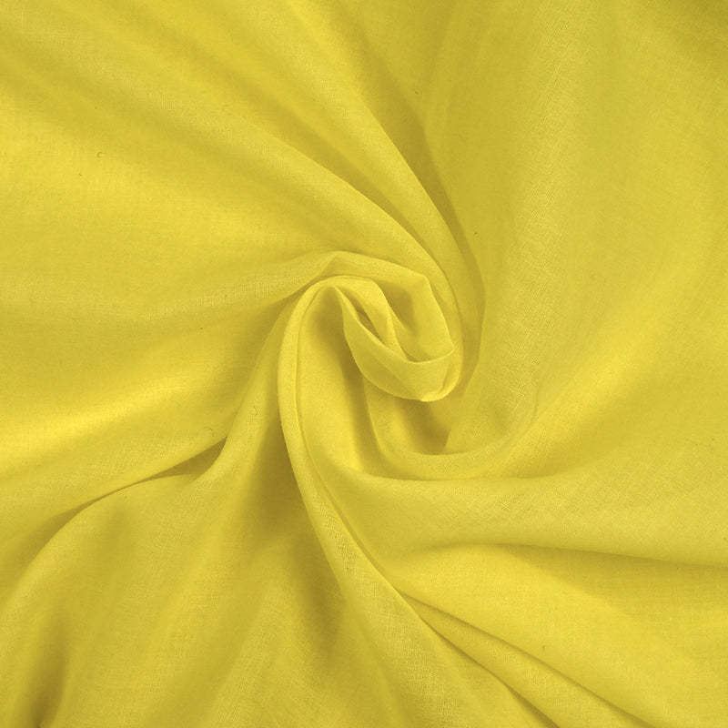 Vela de algodón amarillo limón
