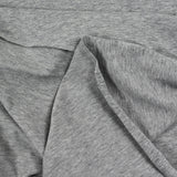 Jersey de coton fin gris chiné