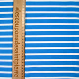 Jersey de polyester 15 mm bleu